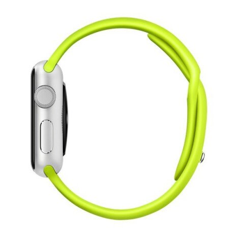 Curea iUni compatibila cu Apple Watch 1/2/3/4/5/6/7, 40mm, Silicon, Green