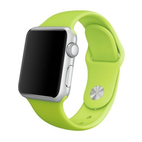 Curea iUni compatibila cu Apple Watch 1/2/3/4/5/6/7, 40mm, Silicon, Green