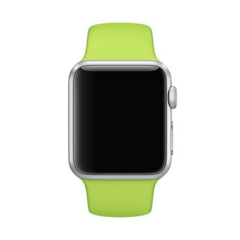 Curea iUni compatibila cu Apple Watch 1/2/3/4/5/6/7, 40mm, Silicon, Green