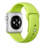 Curea iUni compatibila cu Apple Watch 1/2/3/4/5/6/7, 44mm, Silicon, Green